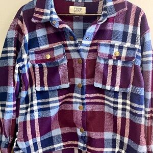 Frye & Co. Red and White Plaid Shirt